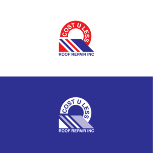 Design de Logo par 3Guys pour Cost U Less Roof Repair Inc. | Design : #15825315