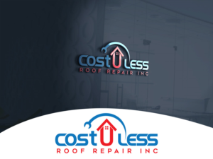 Design de Logo par A S design @ pour Cost U Less Roof Repair Inc. | Design : #15863985