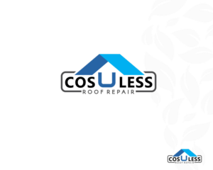 Logo-Design von DJAMdesign für Cost U Less Roof Repair Inc. | Design #15833640