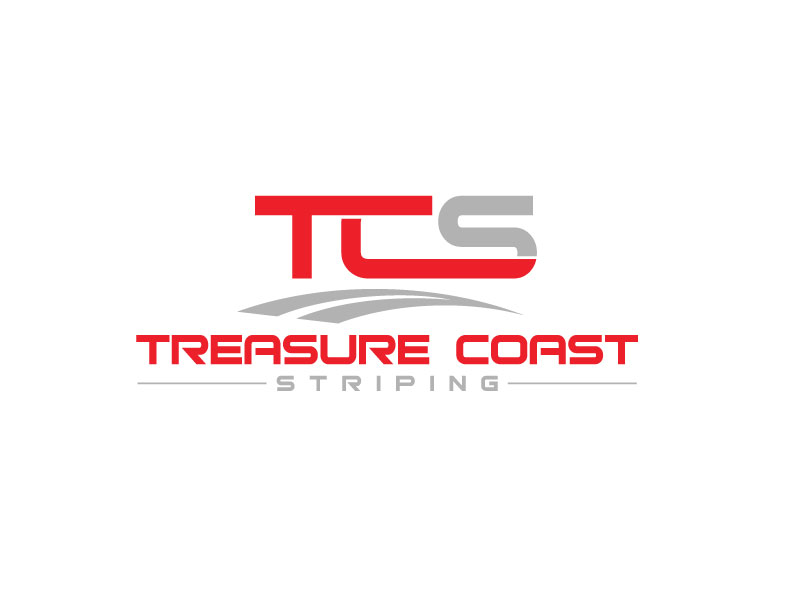 Logo Design by GRD for Treasure Coast Striping | Design: #15851269