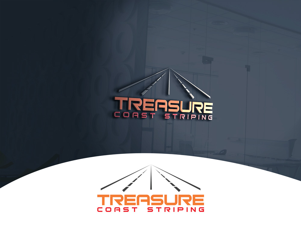 Logo Design by A S design @ for Treasure Coast Striping | Design #15867340