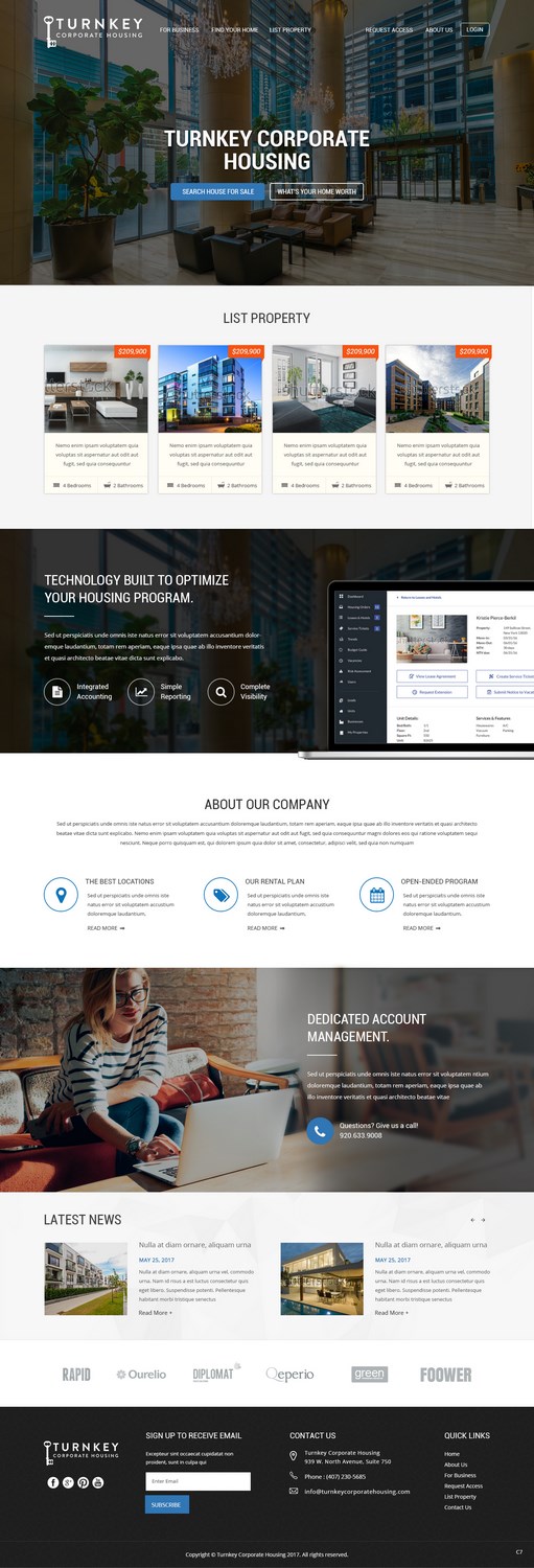 Web Design by pb for this project | Design #15856555