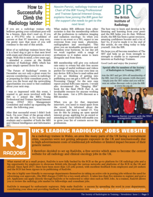 Newsletter Design by nortiz for The Society of Radiologists in Training  | Design: #15906184