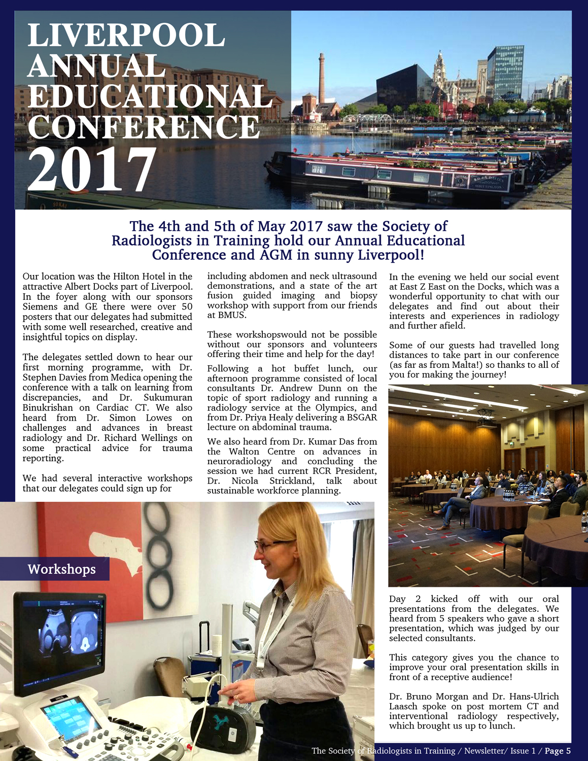 Newsletter Design by nortiz for The Society of Radiologists in Training  | Design #15906185