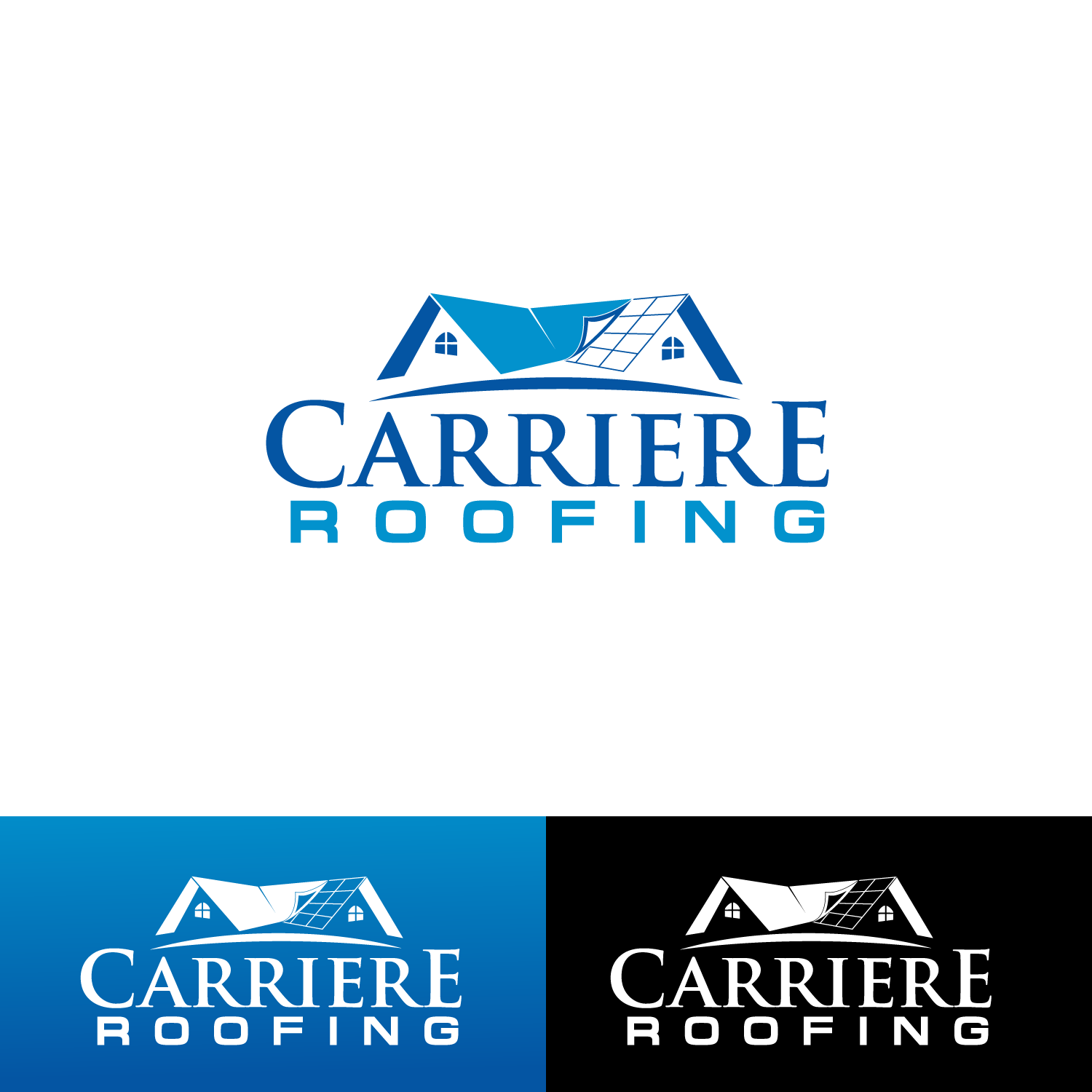 Logo-Design von Quadro für Carriere Roofing | Design #15859176