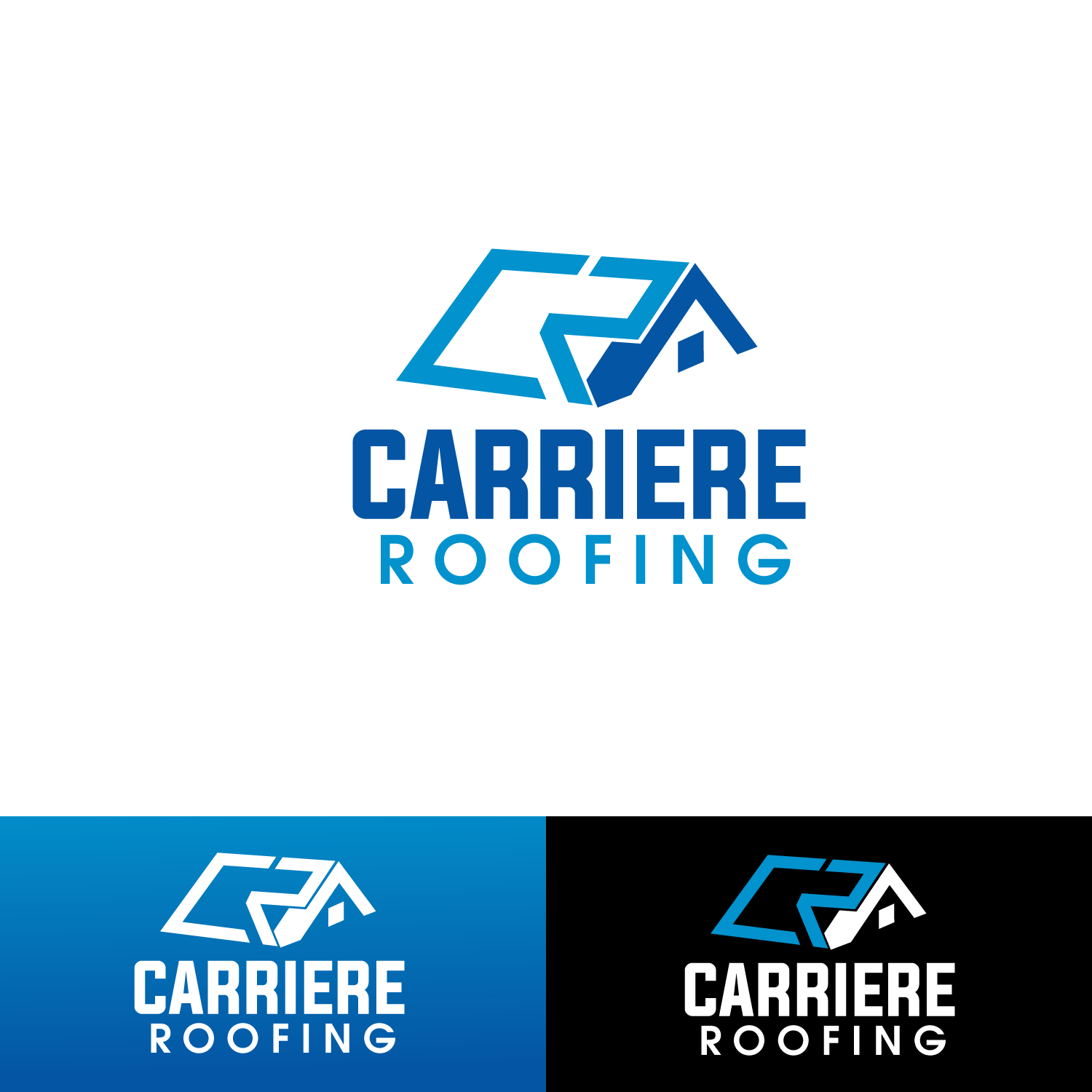 Logo-Design von Quadro für Carriere Roofing | Design #15871468