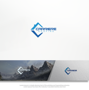 Logo Design by groomfox for Carriere Roofing | Design: #15853451
