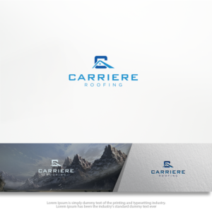 Logo Design by groomfox for Carriere Roofing | Design: #15853453