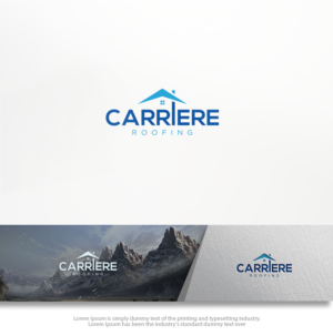 Logo Design by groomfox for Carriere Roofing | Design: #15853454