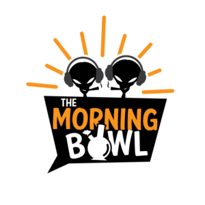 The Morning Bowl - Podcast logo. | Podcast Design by sherman