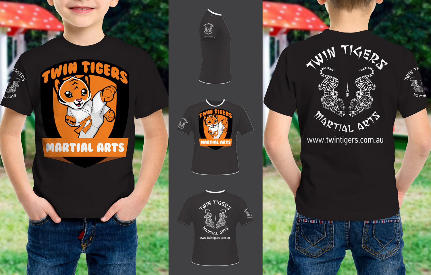 T-shirt Design by Impressive Sol for Twin Tigers Martial Arts | Design #15851097