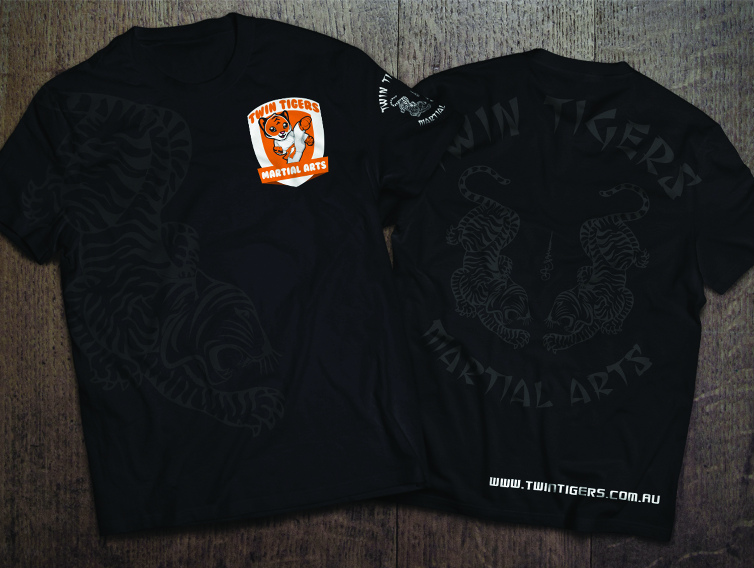 Diseño de Camiseta por SAI DESIGNS para Twin Tigers Martial Arts | Diseño #15901380