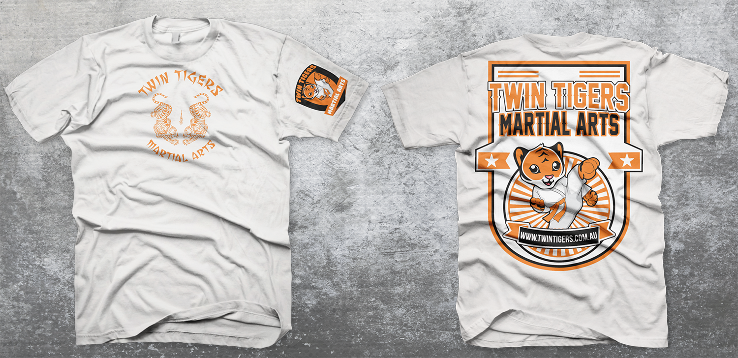 Diseño de Camiseta por OT Design para Twin Tigers Martial Arts | Diseño #15903873