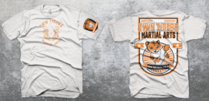 T-Shirt-Design von OT Design für Twin Tigers Martial Arts | Design: #15903873