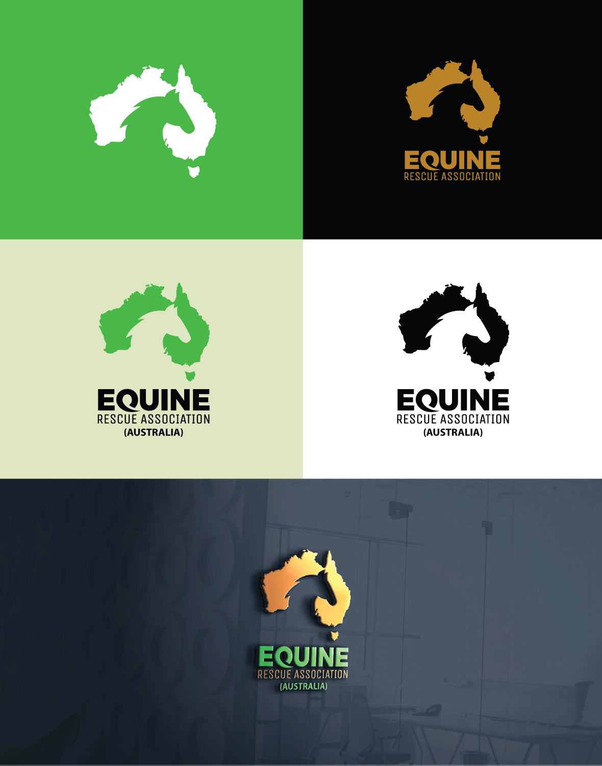 Logo Design by anonrotide for Equine Rescue Association (Australia) | Design #15912221
