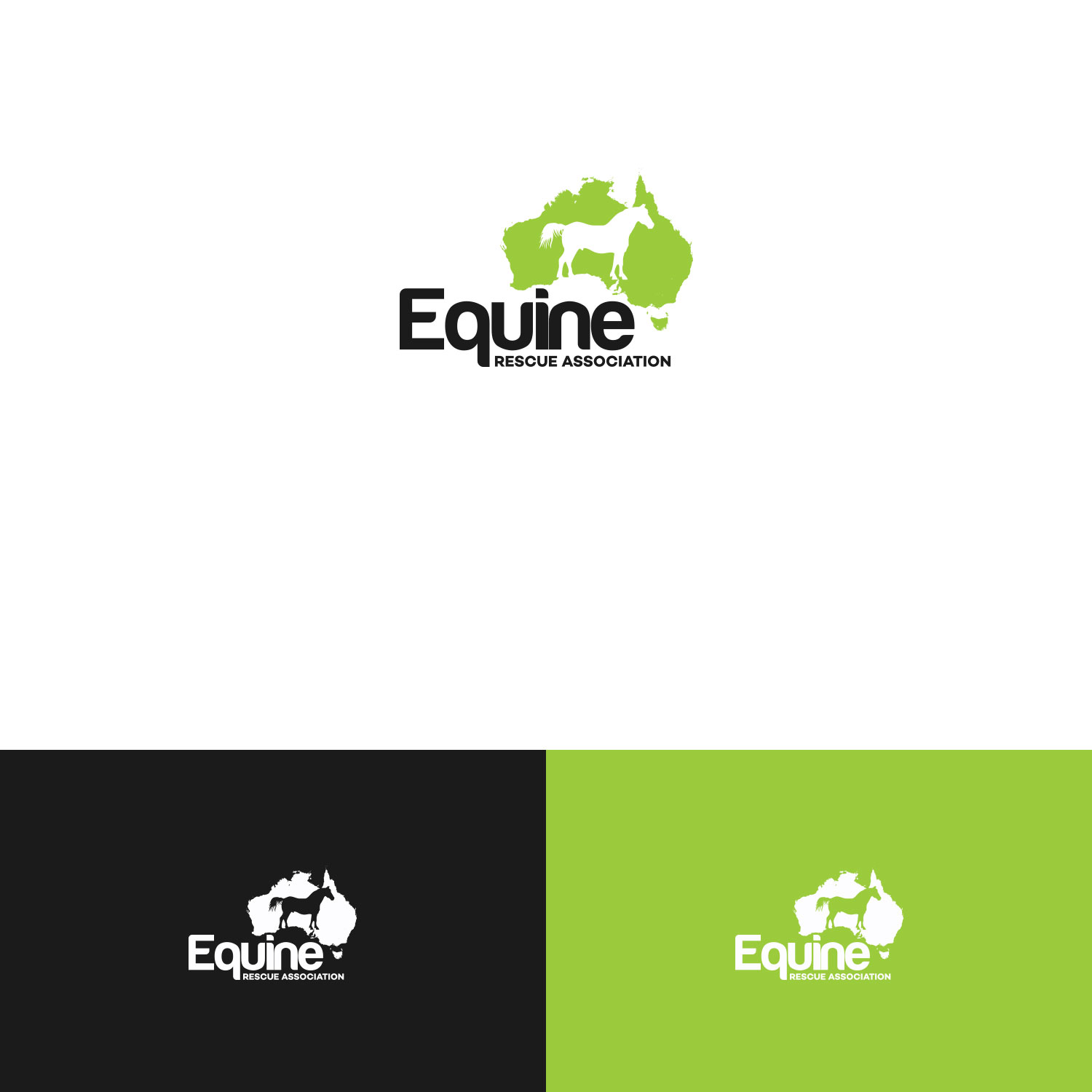 Logo Design by DesignDUO for Equine Rescue Association (Australia) | Design #15876063