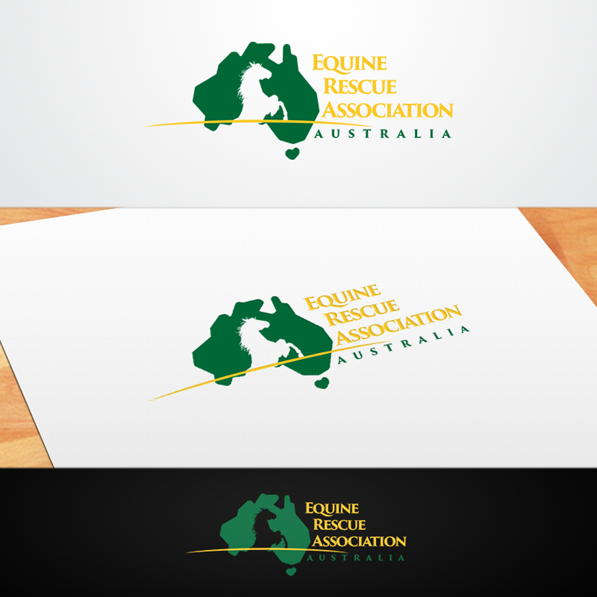 Logo-Design von Th3o für Equine Rescue Association (Australia) | Design #15873827