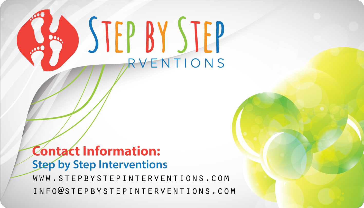 Business Card Design by salezonebd for Step by Step Interventions | Design #15845677