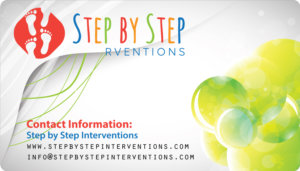 Business Card Design by salezonebd for Step by Step Interventions | Design #15845677