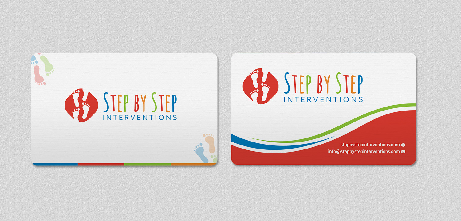 Diseño de Tarjeta de Presentación por INDIAN_Ashok para Step by Step Interventions | Diseño #15832416