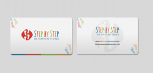 Business Card Design by INDIAN_Ashok for Step by Step Interventions | Design: #15832419
