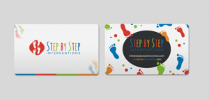 Business Card Design by INDIAN_Ashok for Step by Step Interventions | Design: #15832421