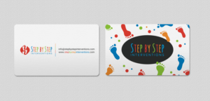 Business Card Design by INDIAN_Ashok for Step by Step Interventions | Design: #15873925