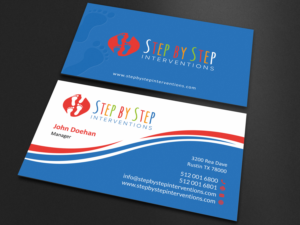 Step by Step Interventions business cards and stationary | Visitenkarten-Design von SKYdesign