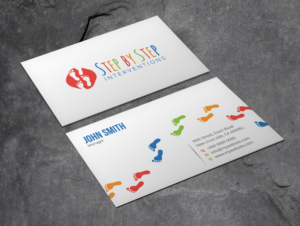 Business Card Design by Xpert for Step by Step Interventions | Design: #15857019