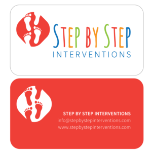 Diseño de Tarjeta de Presentación por Elephont Designs para Step by Step Interventions | Diseño: #15837454