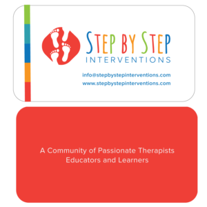 Diseño de Tarjeta de Presentación por Elephont Designs para Step by Step Interventions | Diseño: #15867226