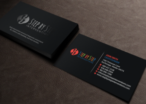 Business Card Design by Brand aid for Step by Step Interventions | Design #15853812