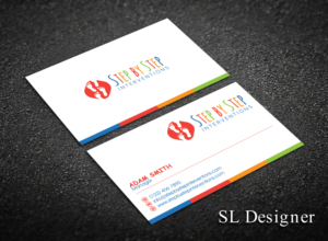 Diseño de Tarjeta de Presentación por SL Designer para Step by Step Interventions | Diseño: #15841018