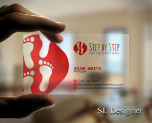 Step by Step Interventions business cards and stationary | Visitenkarten-Design von SL Designer