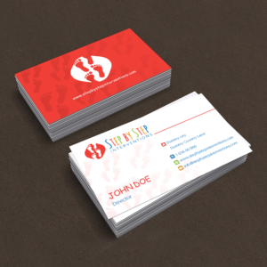 Diseño de Tarjeta de Presentación por Creative Jiniya para Step by Step Interventions | Diseño: #15836241