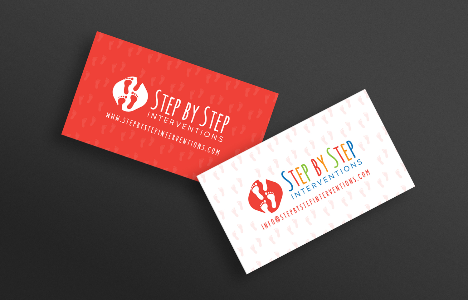 Business Card Design by webubb for Step by Step Interventions | Design #15865537