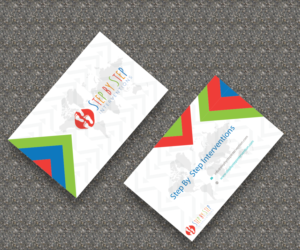 Business Card Design by George Gitau for Step by Step Interventions | Design #15836304