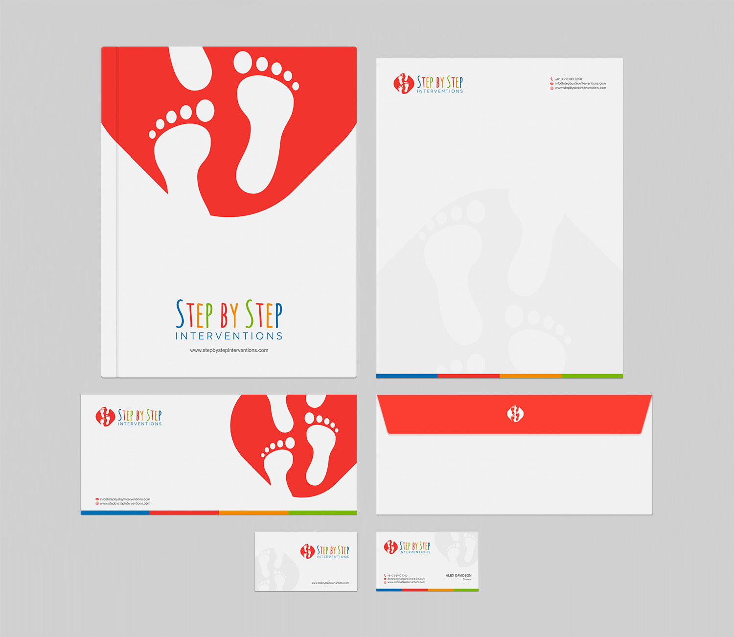 Business Card Design by logodentity for Step by Step Interventions | Design #15840780
