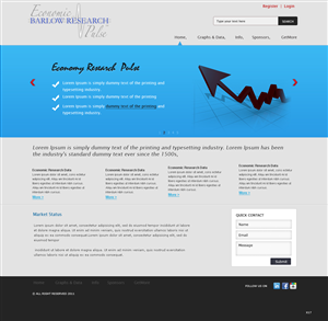 Web Design by pb for Barlow Research Associates, Inc. | Design: #594247