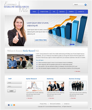Web Design by pb for Barlow Research Associates, Inc. | Design: #594254