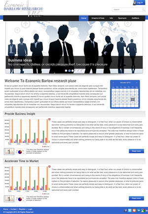 Web Design by pb for Barlow Research Associates, Inc. | Design: #594256