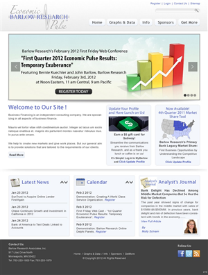 Web Design by pb for Barlow Research Associates, Inc. | Design: #595767