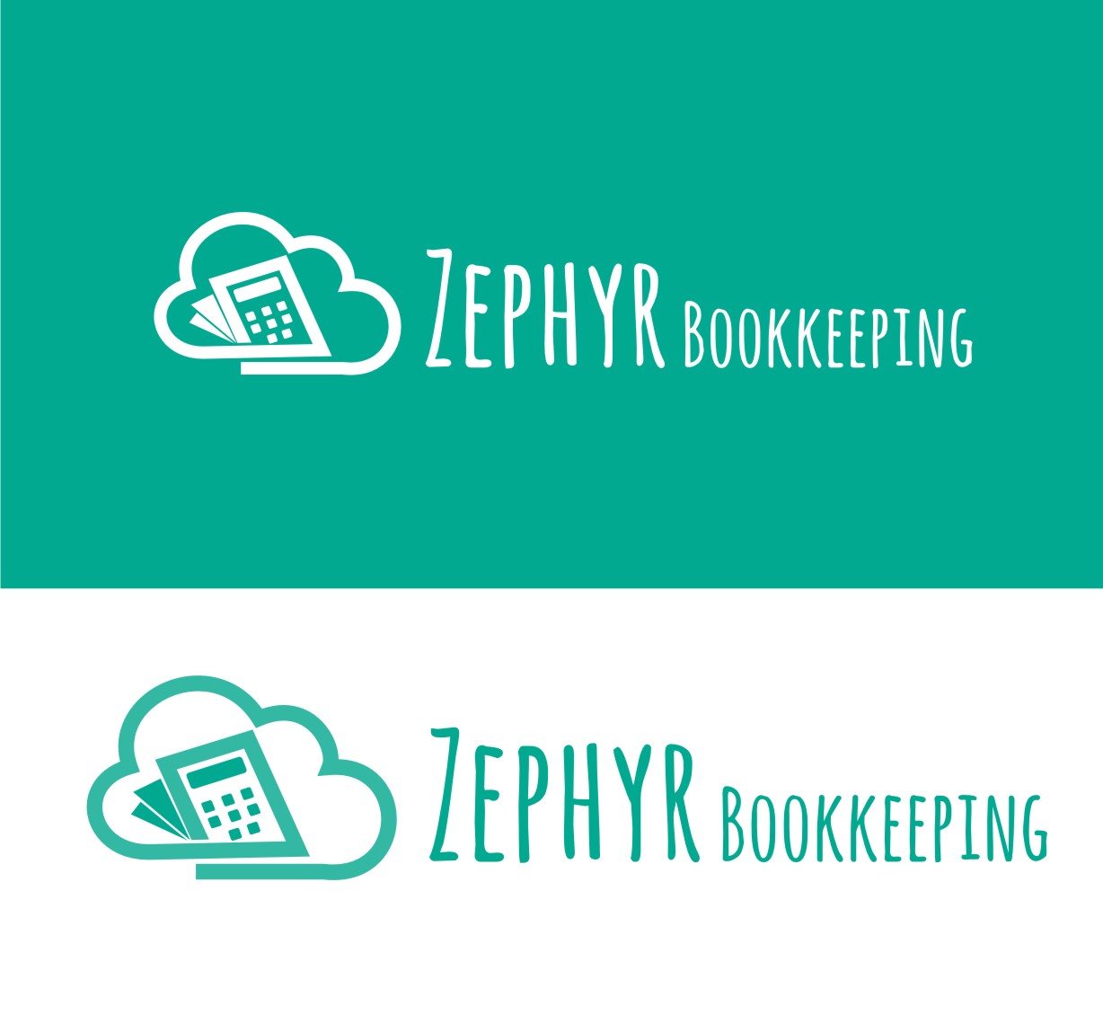 Logo Design by Soul Light for Zephyr Bookkeeping LLC | Design #15845531
