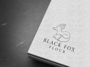 Logo Design by Irina Makedonska for Black Fox Flour | Design: #15838922