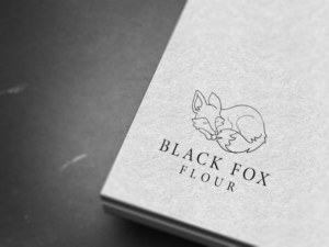 Logo Design by Irina Makedonska for Black Fox Flour | Design: #15838923