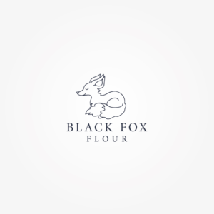 Logo Design by Irina Makedonska for Black Fox Flour | Design: #15838925