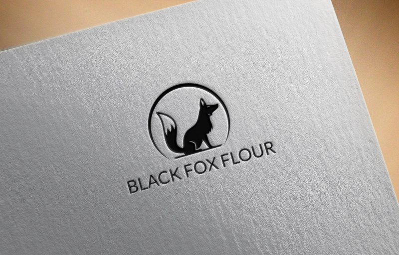 Logo Design by asman for Black Fox Flour | Design #15852398