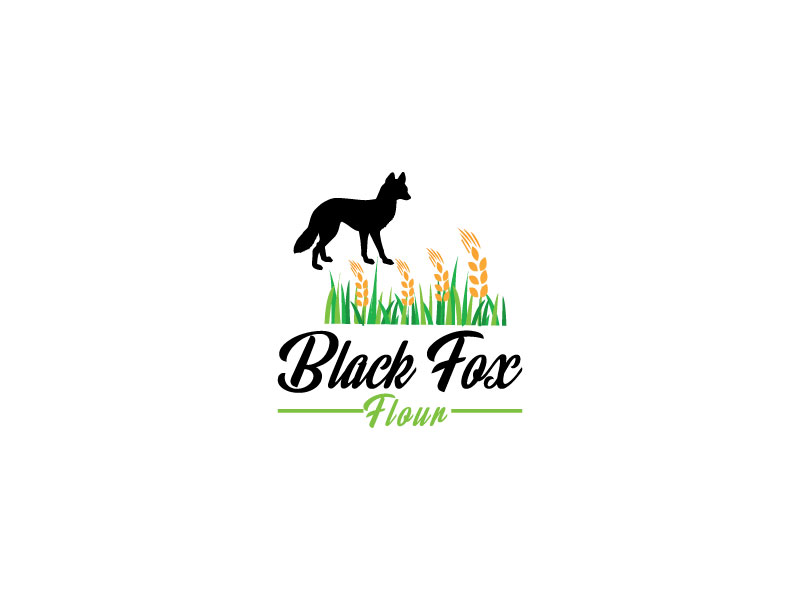 Logo Design by Sherpa design for Black Fox Flour | Design #15869610