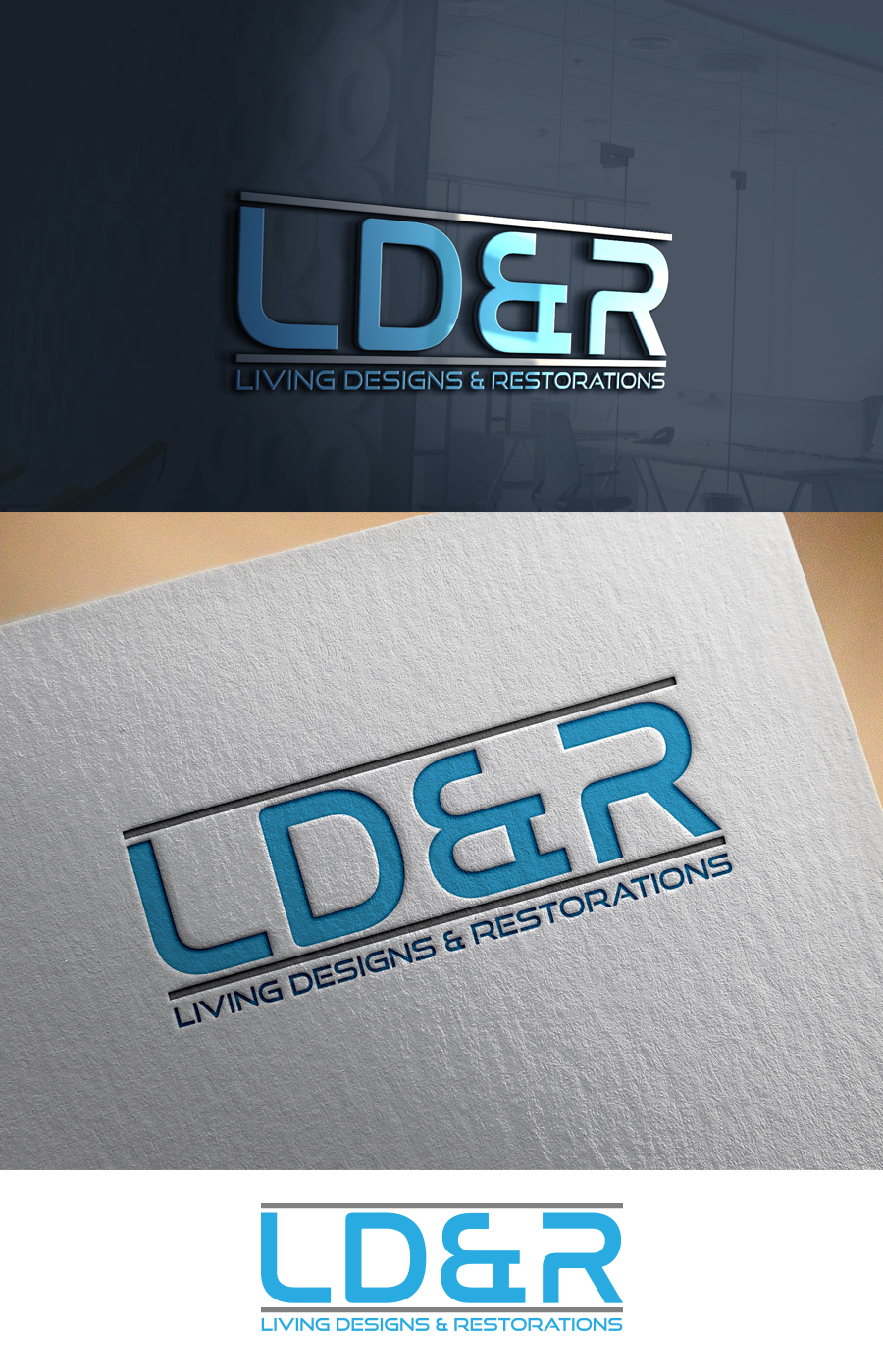 Logo Design by saeinpahore41504 for Living designs and Restorations | Design #15882276