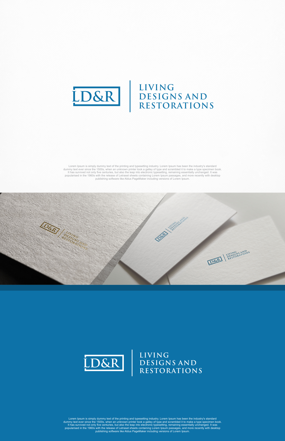 Logo Design by jenggot_merah_ for Living designs and Restorations | Design #15846874